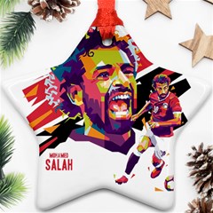 Mo Salah The Egyptian King Ornament (star) by 2809604