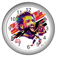 Mo Salah The Egyptian King Wall Clock (silver) by 2809604