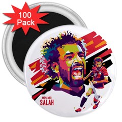 Mo Salah The Egyptian King 3  Magnets (100 Pack) by 2809604