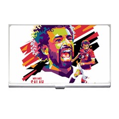 Mo Salah The Egyptian King Business Card Holder by 2809604