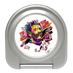 Mo Salah The Egyptian King Travel Alarm Clock by 2809604