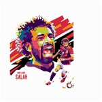 Mo Salah the egyptian king Small Garden Flag (Two Sides) Back