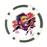 Mo Salah the egyptian king Poker Chip Card Guard (10 pack) Front