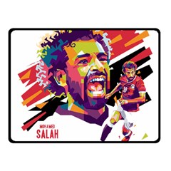 Mo Salah The Egyptian King Fleece Blanket (small) by 2809604