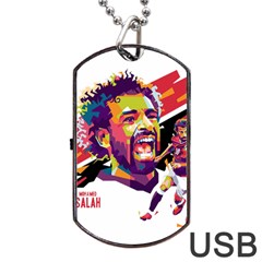 Mo Salah The Egyptian King Dog Tag Usb Flash (two Sides) by 2809604