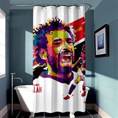 Mo Salah The Egyptian King Shower Curtain 36  X 72  (stall)  by 2809604