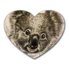 Koala Bear Heart Mousepads