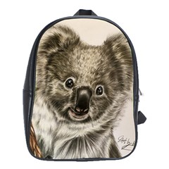 Koala Bear School Bag (xl) by ArtByThree