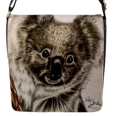 Koala Bear Flap Closure Messenger Bag (s)