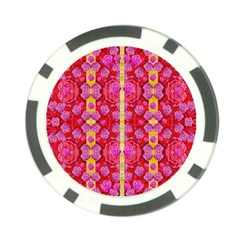 Roses And Butterflies On Ribbons As A Gift Of Love Poker Chip Card Guard (10 Pack) by pepitasart