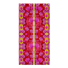 Roses And Butterflies On Ribbons As A Gift Of Love Shower Curtain 36  X 72  (stall)  by pepitasart