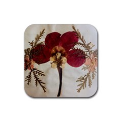 Holy Land Flowers 1 Rubber Coaster (Square) 