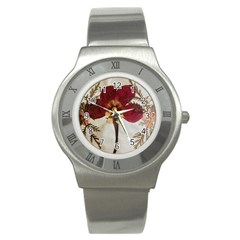 Holy Land Flowers 1 Stainless Steel Watch