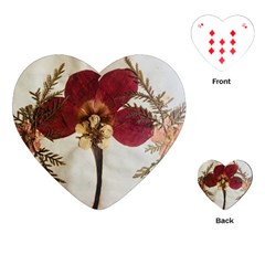 Holy Land Flowers 1 Playing Cards (Heart)