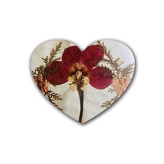 Holy Land Flowers 1 Rubber Coaster (Heart) 