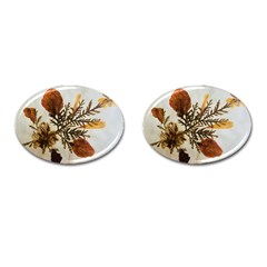 Holy Land Flowers 2 Cufflinks (Oval)