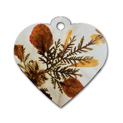 Holy Land Flowers 2 Dog Tag Heart (Two Sides)