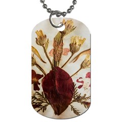 Holy Land Flowers 3 Dog Tag (one Side)