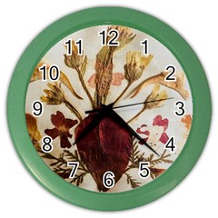 Holy Land Flowers 3 Color Wall Clock by DeneWestUK