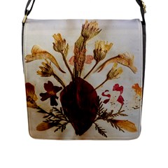 Holy Land Flowers 3 Flap Closure Messenger Bag (l) by DeneWestUK