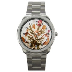 Holy Land Flowers 4 Sport Metal Watch by DeneWestUK