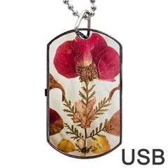 Holy Land Flowers 6 Dog Tag Usb Flash (two Sides) by DeneWestUK