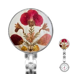 Holy Land Flowers 6 Stainless Steel Nurses Watch by DeneWestUK