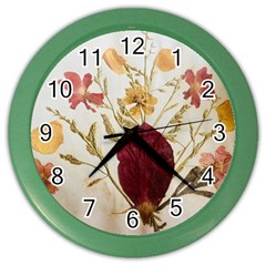 Holy Land Flowers 9 Color Wall Clock by DeneWestUK