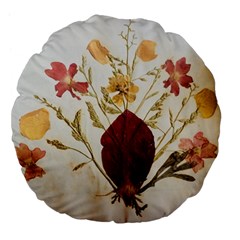 Holy Land Flowers 9 Large 18  Premium Flano Round Cushions by DeneWestUK