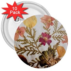 Holy Land Flowers 10 3  Buttons (10 Pack) 