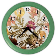 Holy Land Flowers 10 Color Wall Clock by DeneWestUK