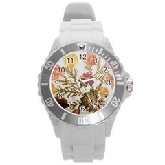 Holy Land Flowers 10 Round Plastic Sport Watch (l) by DeneWestUK