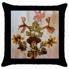 Holy Land Flowers 12 Throw Pillow Case (black) by DeneWestUK