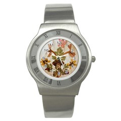 Holy Land Flowers 12 Stainless Steel Watch by DeneWestUK