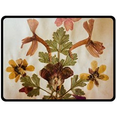 Holy Land Flowers 12 Fleece Blanket (large)  by DeneWestUK