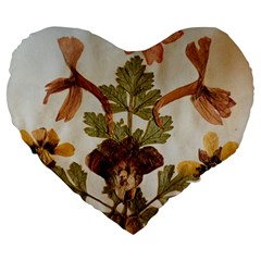 Holy Land Flowers 12 Large 19  Premium Heart Shape Cushions by DeneWestUK