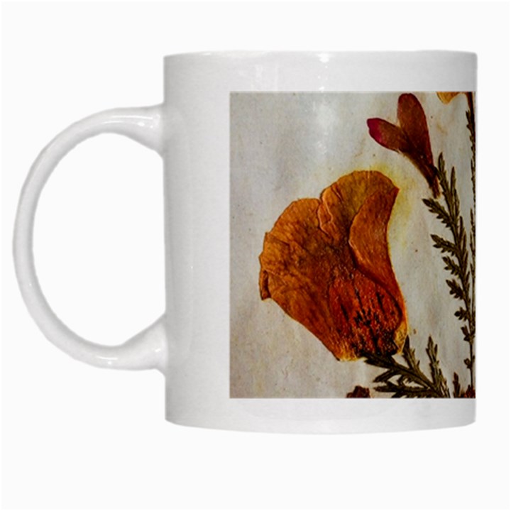 Holy Land Flowers 13 White Mugs