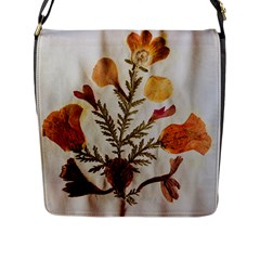 Holy Land Flowers 13 Flap Closure Messenger Bag (L)