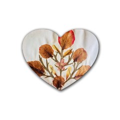 Holy Land Flowers 14 Rubber Coaster (heart)  by DeneWestUK