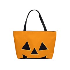 Pumpkin Classic Shoulder Handbag by PhotoThisxyz