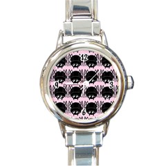 Cute Spider Round Italian Charm Watch