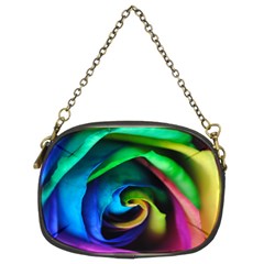 Rainbow Rose 17 Chain Purse (two Sides) by bloomingvinedesign