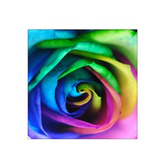 Rainbow Rose 17 Satin Bandana Scarf by bloomingvinedesign