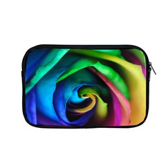 Rainbow Rose 17 Apple Macbook Pro 13  Zipper Case by bloomingvinedesign