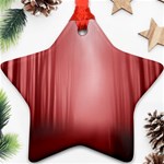 Redforest Star Ornament (Two Sides) Front