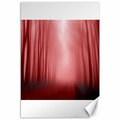 Redforest Canvas 12  X 18  by kunstklamotte023