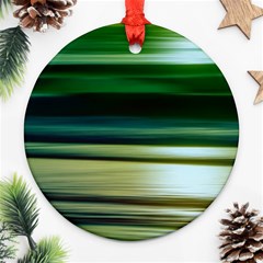 Redforest Greenocean Ornament (round) by kunstklamotte023