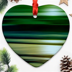 Redforest Greenocean Ornament (heart) by kunstklamotte023