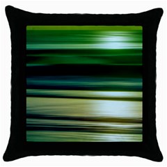 Redforest Greenocean Throw Pillow Case (black) by kunstklamotte023