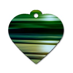 Greenocean Dog Tag Heart (two Sides)